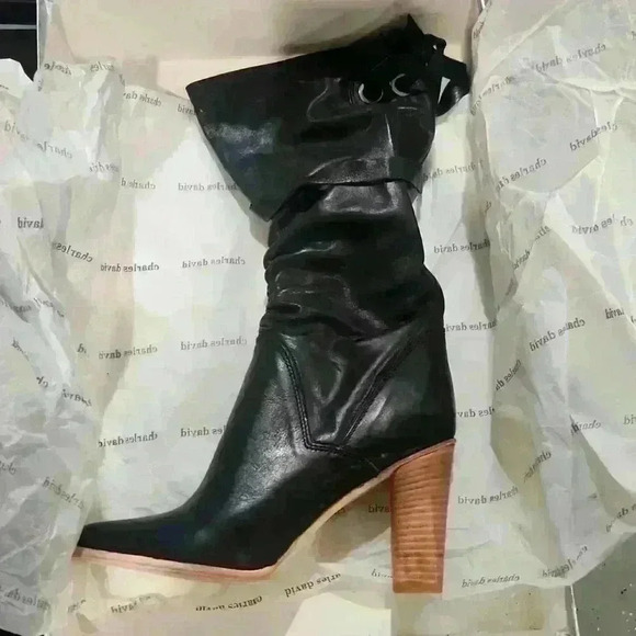 Charles David Shoes - New Charles David Slouch Mika Boots